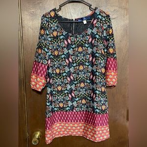 Blue Rain shift dress